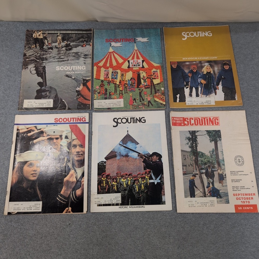 Scouting Magazine Collection Lot of 6 Vintage Issues 1970s - Picture 1 of 7